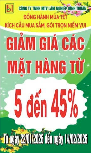 CHƯƠNG TRÌNH KHUYẾN MẠI 2026 ''ĐỒNG HÀNH MÙA TẾT - KÍCH CẦU MUA SẮM, GÓI TRỌN NIỀM VUI