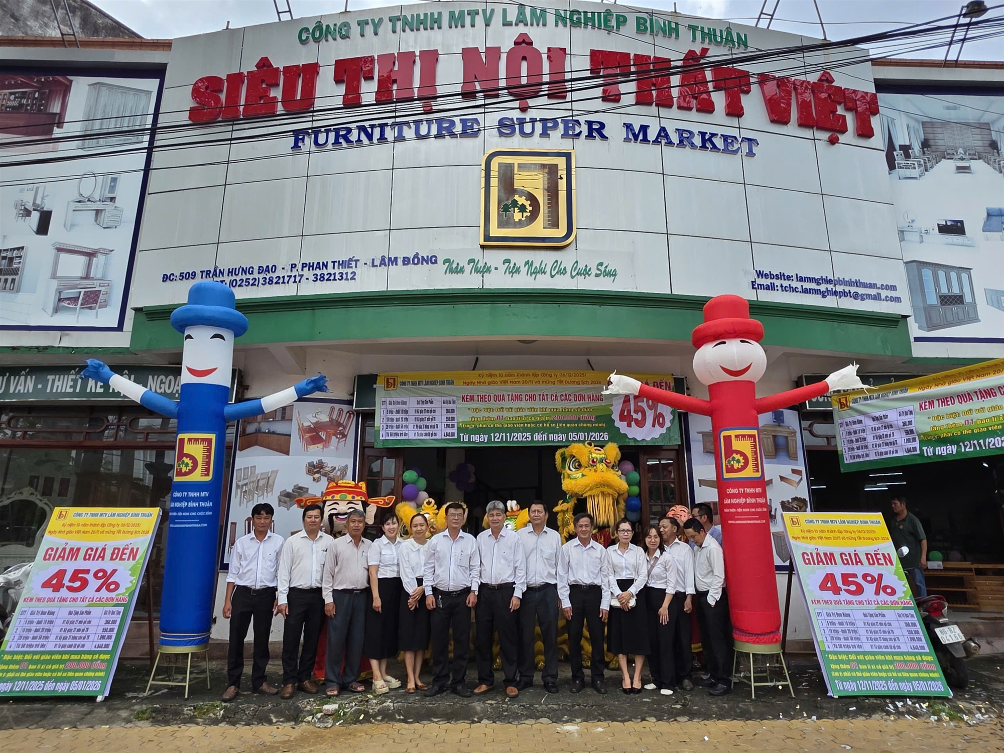 CHƯƠNG TRÌNH KHUYẾN MẠI 2025 ''KỶ NIỆM 10 NĂM THÀNH LẬP CÔNG TY (16/12/2025); NGÀY NHÀ GIÁO VIỆT NAM 20/11 VÀ MỪNG TẾT DƯƠNG LỊCH 2026