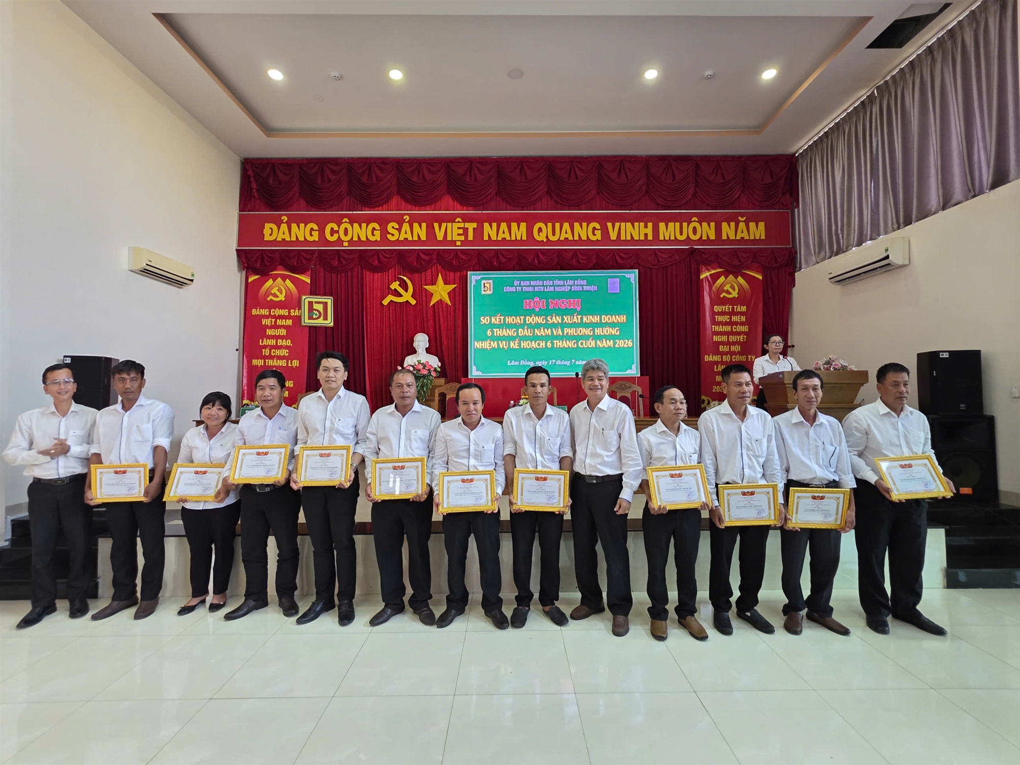 CÔNG TY TNHH MTV LÂM NGHIỆP BÌNH THUẬN TỔ CHỨC SƠ KẾT